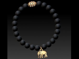 Beaded jewellery bracelet 3D Принт Модель