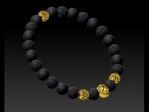 Jewellery beaded bracelet Modèles 3D en vedette
