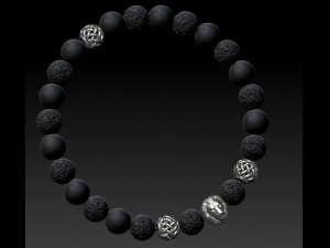 Jewellery beaded bracelet Modèles 3D en vedette