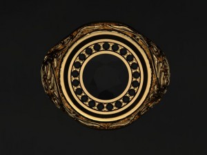 Man signet ring with ornaments 3Dプリントモデル