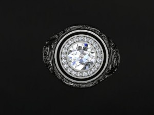 Man signet ring with ornaments 3Dプリントモデル