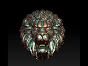 Lion ring 3D Print Model