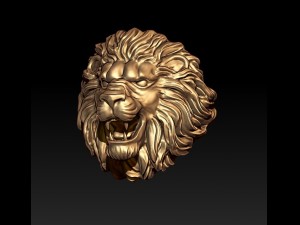 Lion ring Model do druku 3D