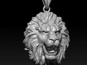 Lion pendant Modelo de Impressão 3D