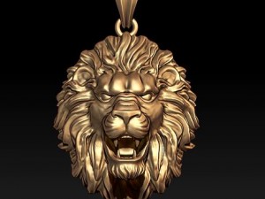 Lion pendant 3D Baskı Modeli