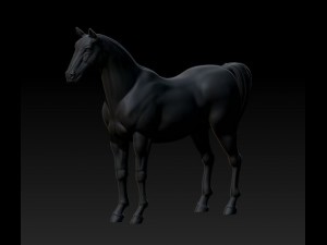 horse model 3D Baskı Modeli