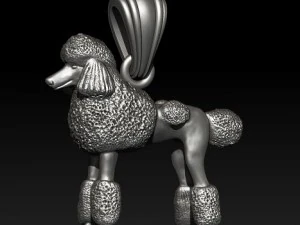 Model poodle necklace 3D Print Model