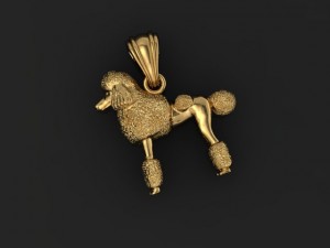Model poodle necklace Modèles 3D en vedette