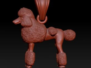 Model poodle necklace 3D Print Model