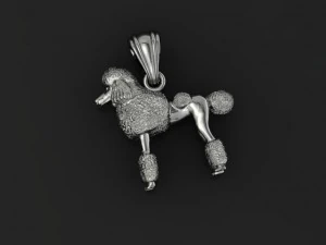 Model poodle necklace 3D Print Model