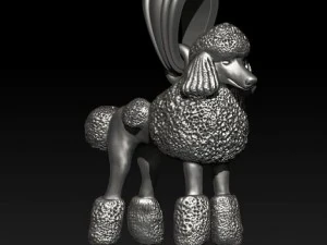 Model poodle necklace 3D Print Model