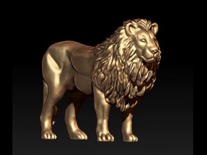 lion statue 3D प्रिंट मॉडल