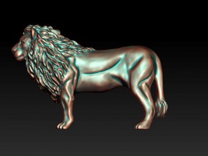 lion statue 3D प्रिंट मॉडल