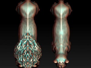 lion lioness 3D प्रिंट मॉडल