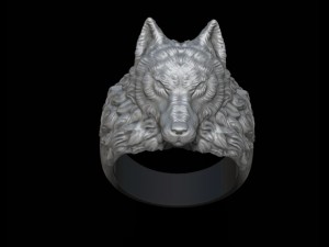 Wolf ring 3D Принт Модель