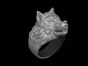 Boze wolfsring 3D printmodel