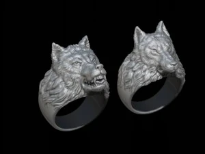 Wolf ring pack 3D Print Model