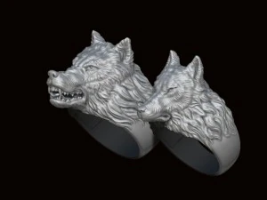 Wolf ring pack 3D Print Model