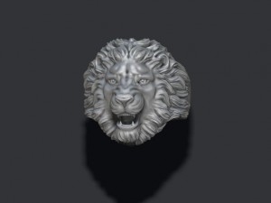 Lion ring Modelo de impresión 3D
