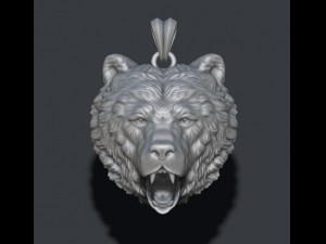 Bear pendant 3d 3Dプリントモデル