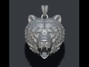 Bear pendant 3d 3D Print Model
