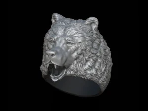 Bear ring 3D Print Model