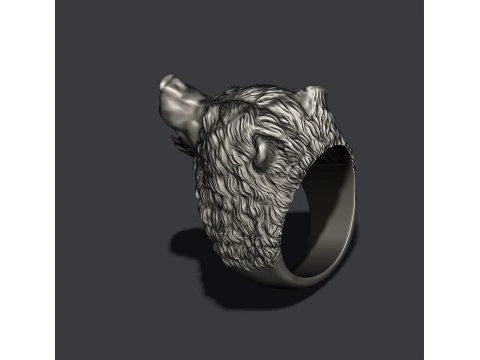 Bear ring 3D Print Model