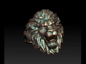 Lion ring light 3D Print Model