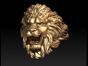 Lion ring light 3D Print Model