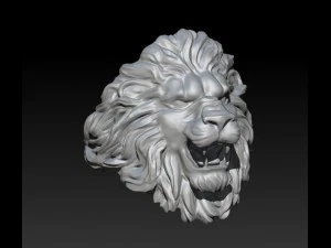 Lion ring light 3D Print Model