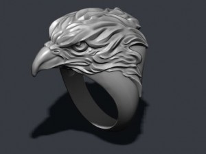 Eagle ring 3D-Druckmodell