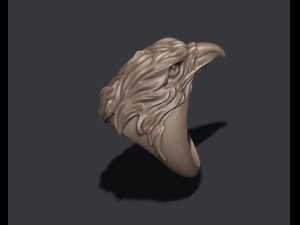 Eagle ring 3D 打印模型