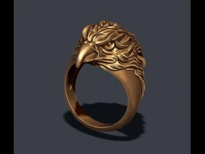 Eagle ring 3D Print Model