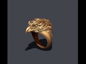 Eagle ring 3D 打印模型