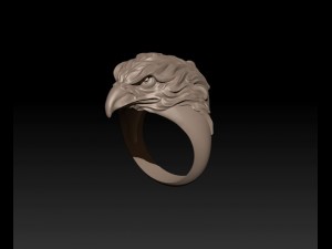 Eagle ring 3D 打印模型
