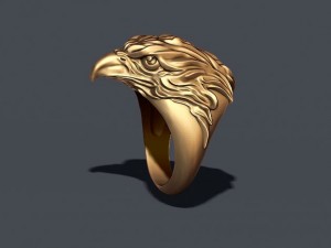 Eagle ring 3D 打印模型