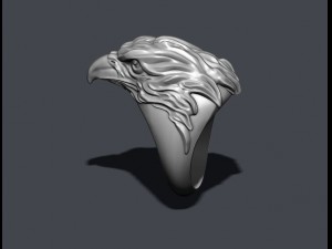 Eagle ring 3D 打印模型