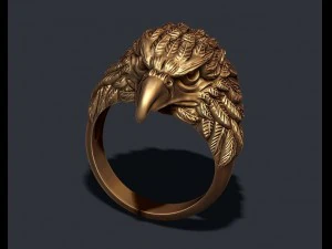 Eagle ring 3D Print Model