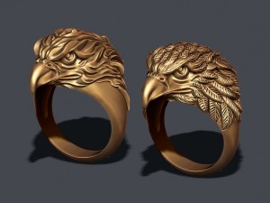 Eagle ring pack Modelo de impresión 3D