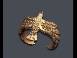 Eagle ring Modelo de impresión 3D