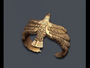 Eagle ring 3D Print Model