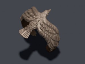 Eagle ring Modèles 3D en vedette