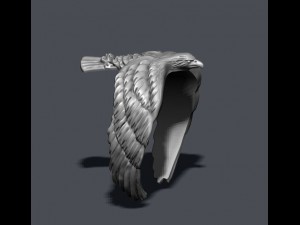 Eagle ring Modèles 3D en vedette