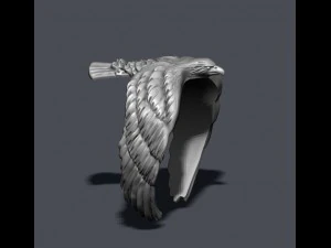 Eagle ring 3D Print Model