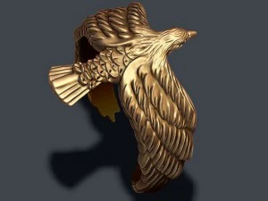 Eagle ring 3D Print Model