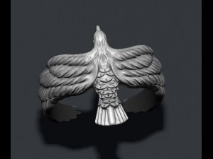 Eagle ring Modèles 3D en vedette
