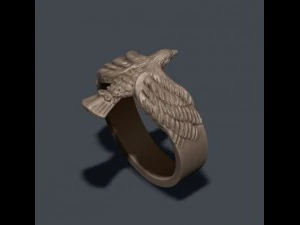 Eagle ring 3D Print Model