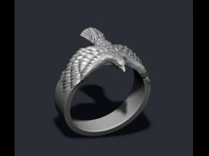 Eagle ring 3D Print Model