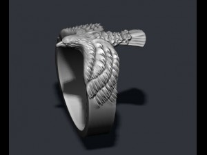 Eagle ring 3D प्रिंट मॉडल