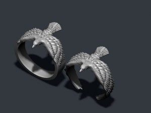 Eagle ring pack Modello di stampa 3D